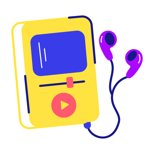 mp3プレーヤー Generic color lineal-color icon