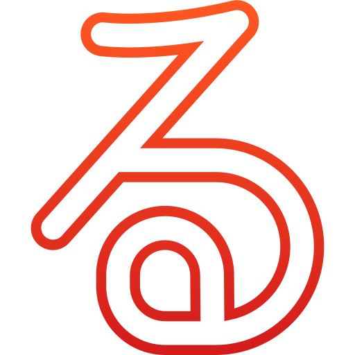 japanisches alphabet Generic gradient outline icon
