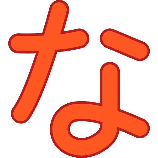 japanisches alphabet Generic color lineal-color icon