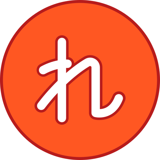 японский алфавит Generic color lineal-color иконка