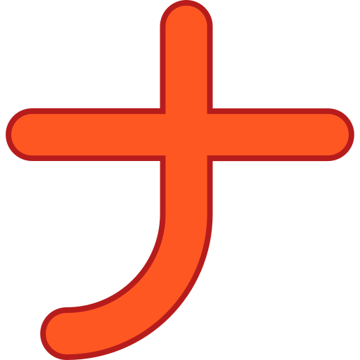 일본어 알파벳 Generic color lineal-color icon