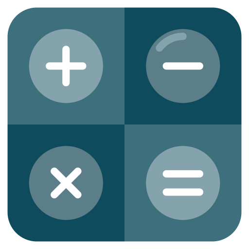 Calculation Generic color fill icon