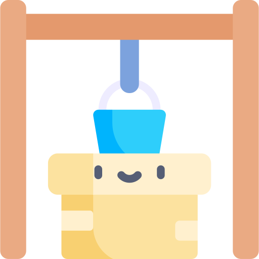 Water well Kawaii Flat icon