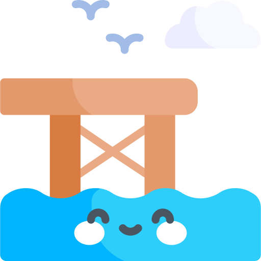 Dock Kawaii Flat icon