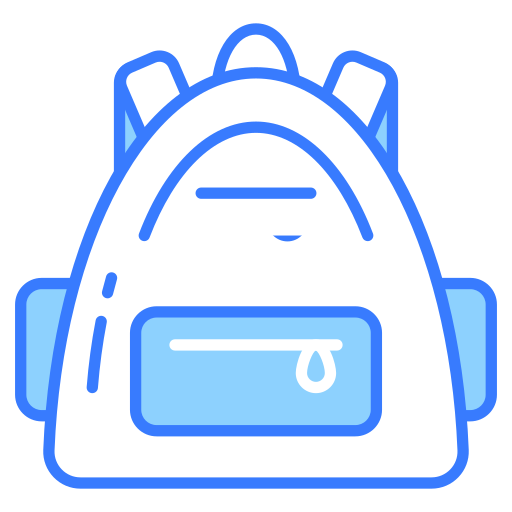 rucksack Generic color lineal-color icon