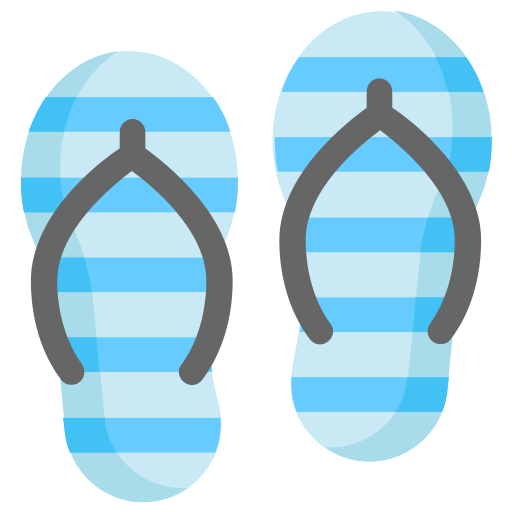 slippers Generic color fill icoon