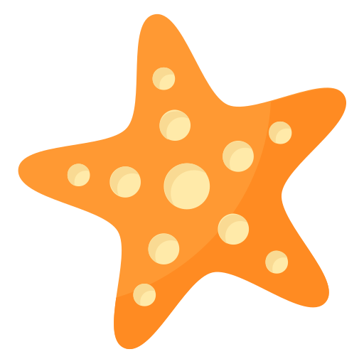 морская звезда Generic color fill иконка