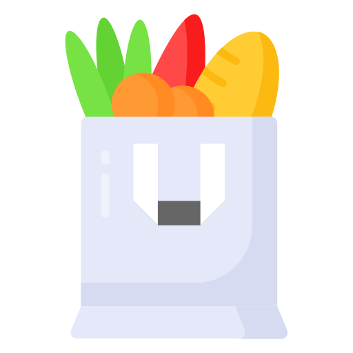 Grocery bag Generic color fill icon
