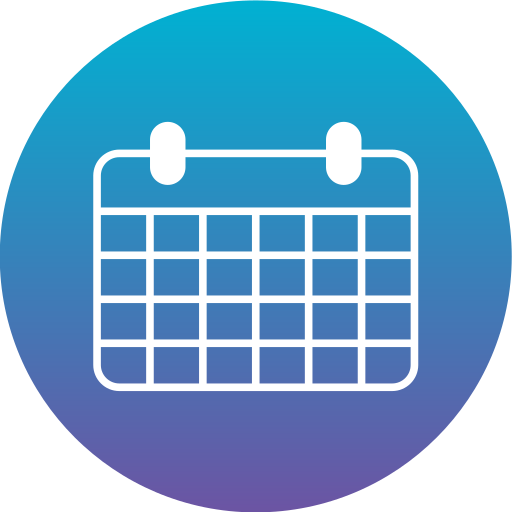 kalender Generic gradient fill icon