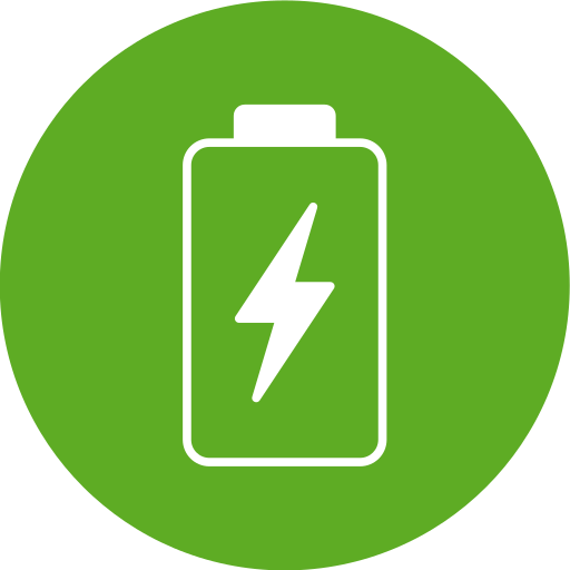 Charging battery Generic color fill icon