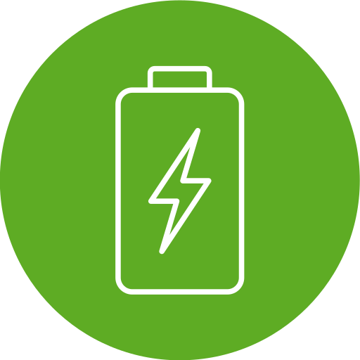 バッテリーの充電 Generic color fill icon