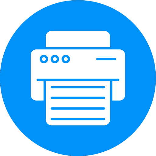 Print Generic color fill icon