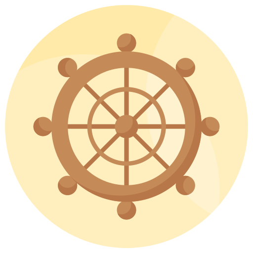 船のホイール Generic color fill icon