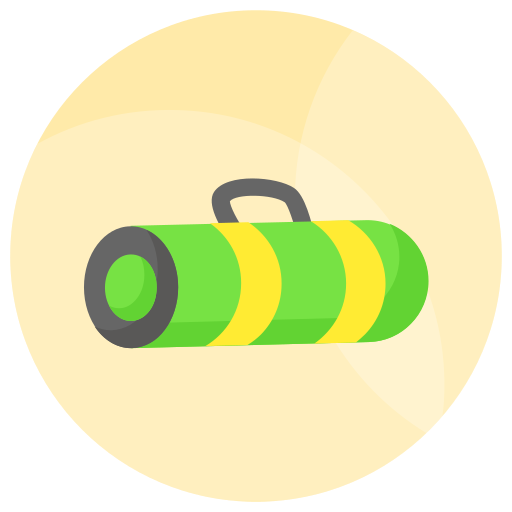 Roll mat Generic color fill icon