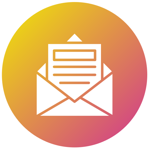 Open email Generic gradient fill icon