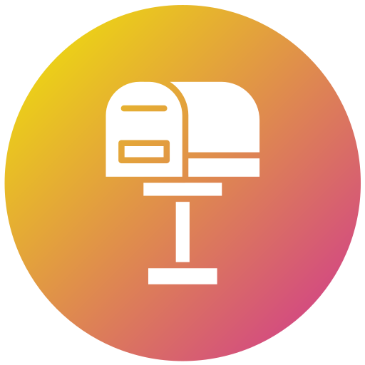 Mail box Generic gradient fill icon