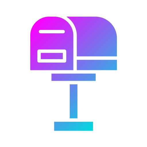 skrzynka pocztowa Generic gradient fill ikona