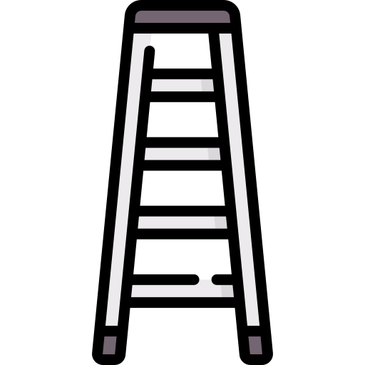 escalera de tijera Special Lineal color icono