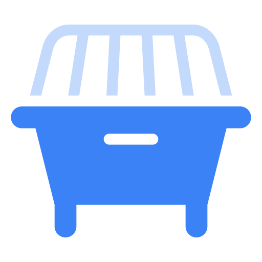 contenedor de basura Generic color fill icono