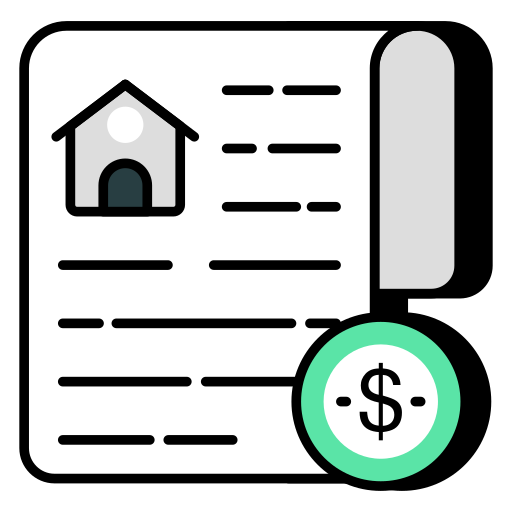 Property papers Generic color lineal-color icon