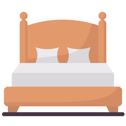 ベッド Generic color fill icon