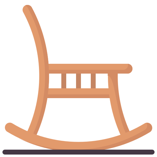 bujane krzesło Generic color fill ikona