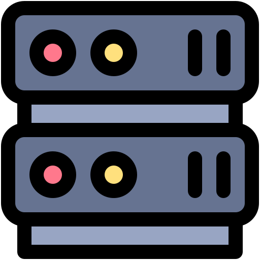 호스팅 Generic color lineal-color icon
