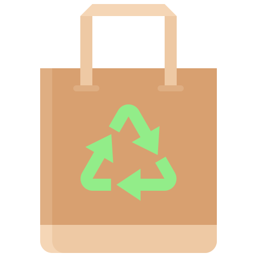 torba do recyklingu Generic color fill ikona