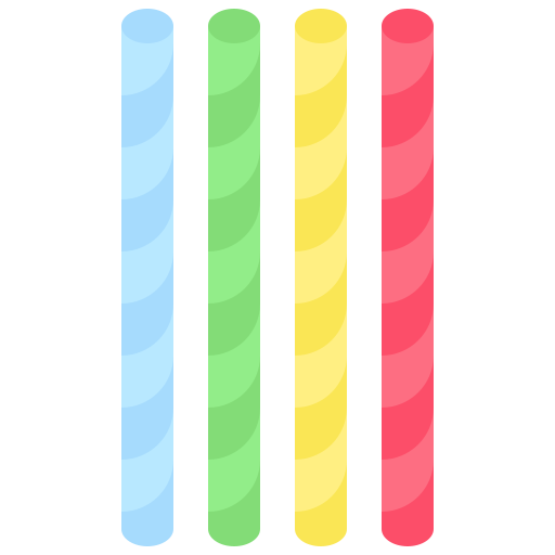 paille de papier Generic color fill Icône