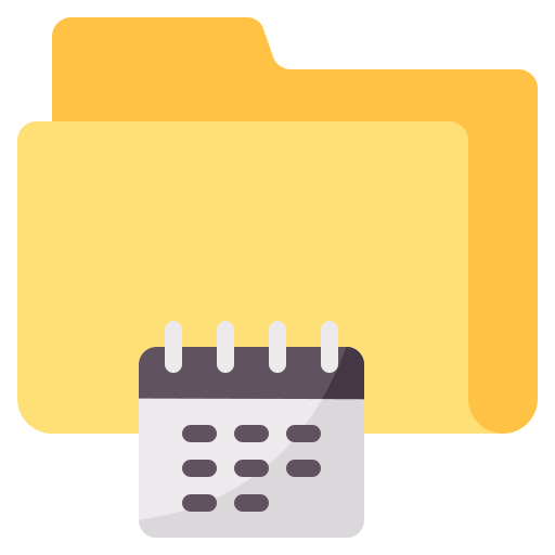 Calendar Generic color fill icon