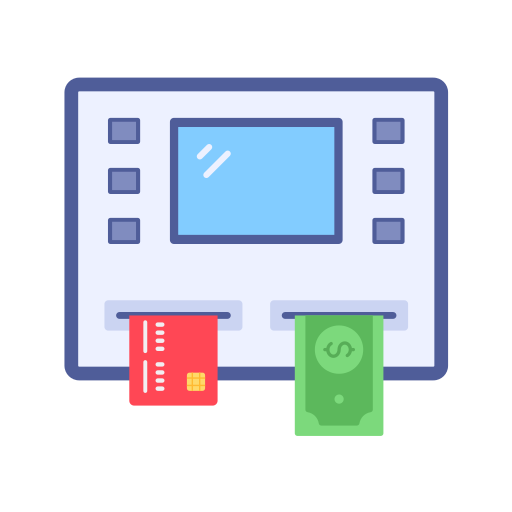 geld machine Generic color fill icoon