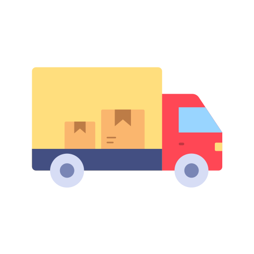 camión de reparto Generic color fill icono