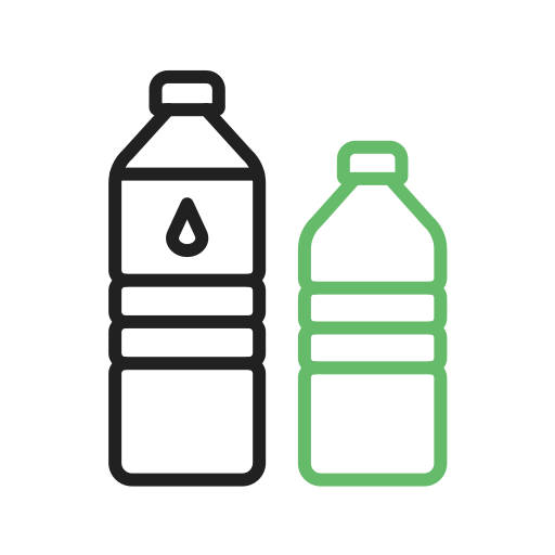 бутылка с водой Generic color outline иконка