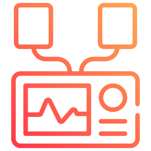 electrocardiograma Generic gradient outline icono