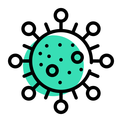 corona virus Generic color lineal-color Icône