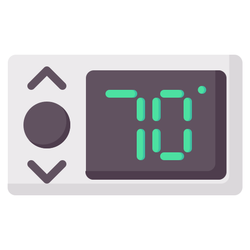 termostaty Generic color fill ikona