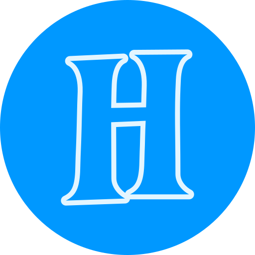 lettera h Generic color fill icona