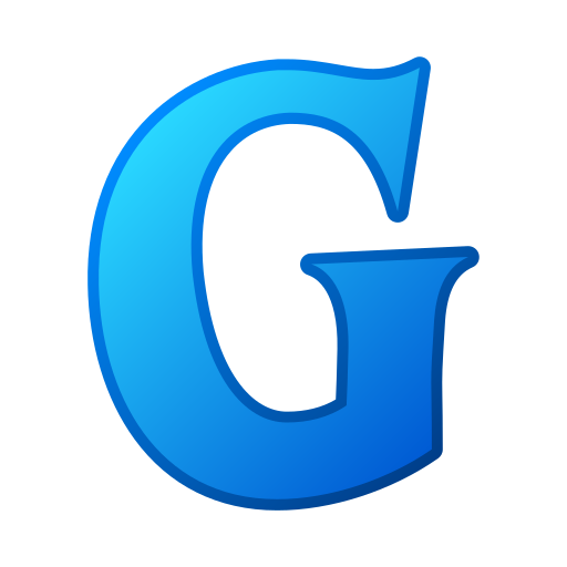 buchstabe g Generic gradient lineal-color icon