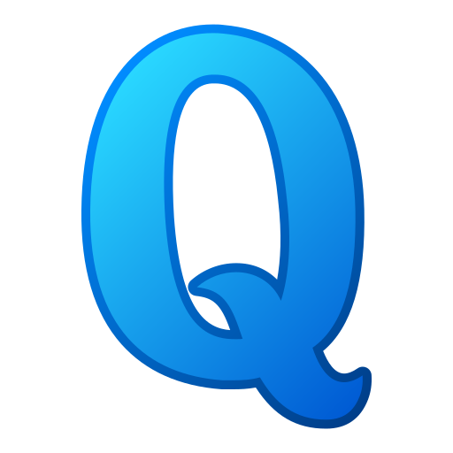 buchstabe q Generic gradient lineal-color icon