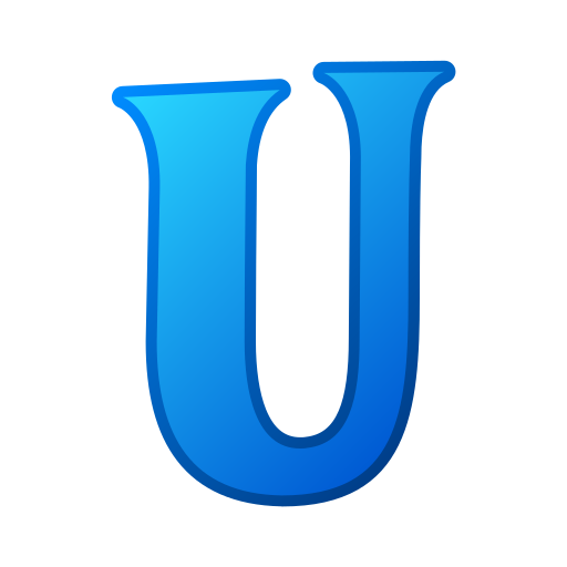 Letter u Generic gradient lineal-color icon