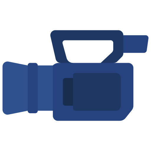 videokamera Juicy Fish Flat icon