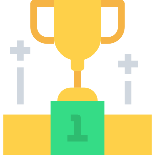Trophy Justicon Flat icon