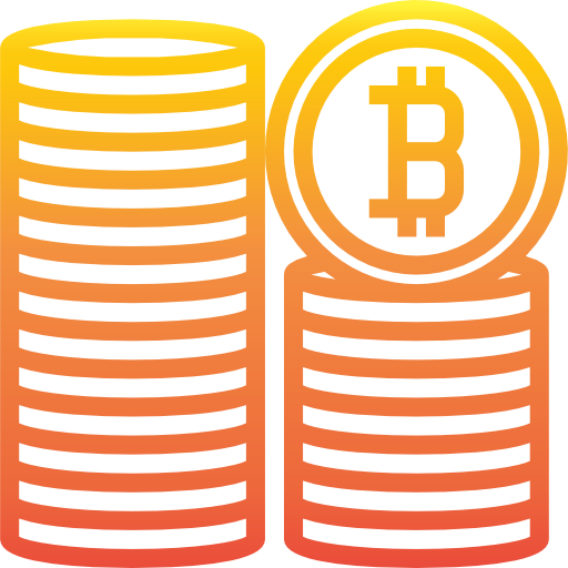 Bitcoins Catkuro Gradient icon