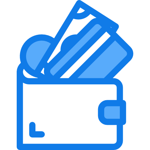 Wallet Justicon Blue icon