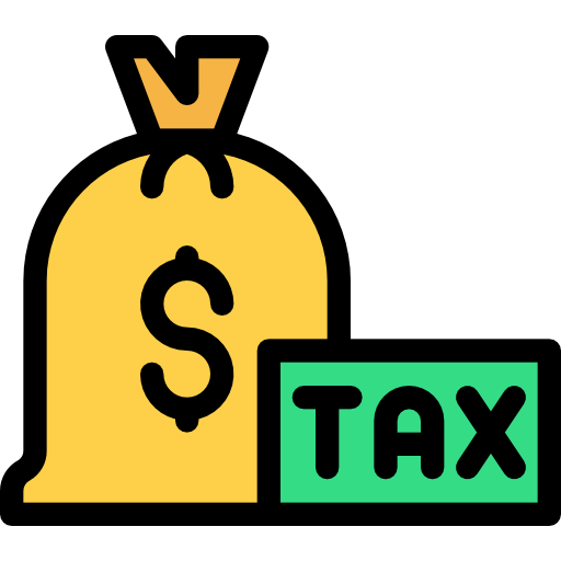 impuesto Justicon Lineal Color icono