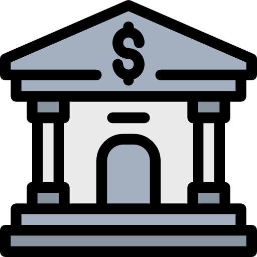 Bank Justicon Lineal Color icon