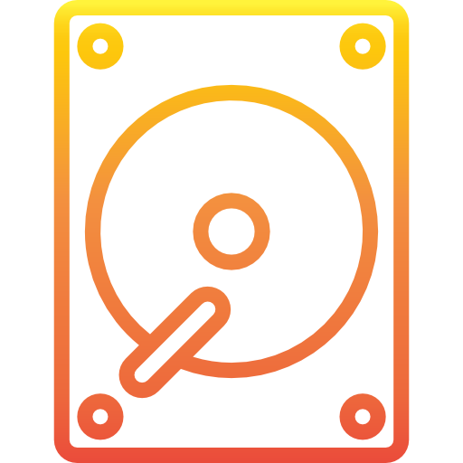 disco duro Catkuro Gradient icono