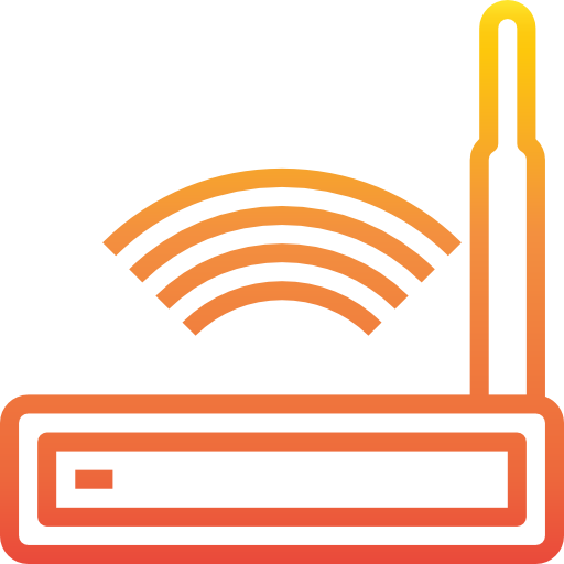 router bezprzewodowy Catkuro Gradient ikona