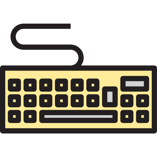 toetsenbord Catkuro Lineal Color icoon