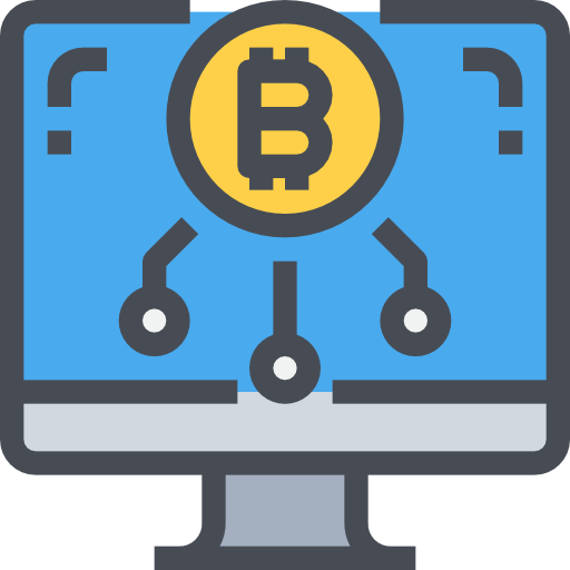 bitcoin Justicon Lineal Color icono